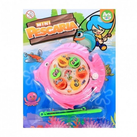 Brinquedo Infantil Mini Pescaria Colorido