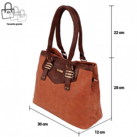 Bolsa Feminina Totem Em Alto Relevo Alça Dupla