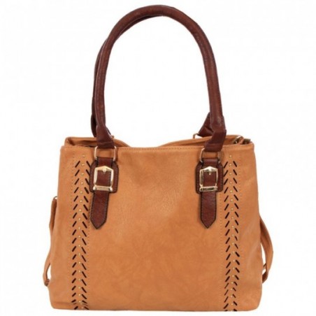 Bolsa Totem Feminina Alto Relevo Com Tachas E Vazados