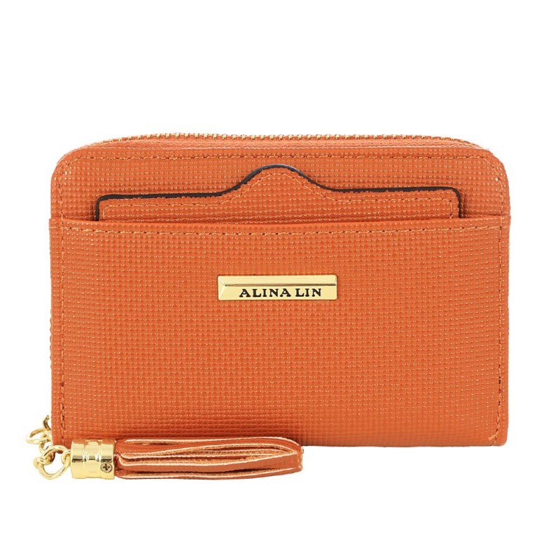 Carteira Feminina Com Tassel Porta Cartões 