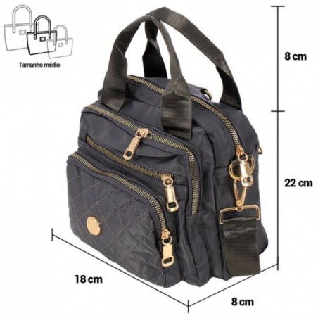Bolsa Mochila Feminina Em Matelassê Com Alça De Mão