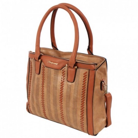 Bolsa Feminina Totem Com Vazados E Tressê