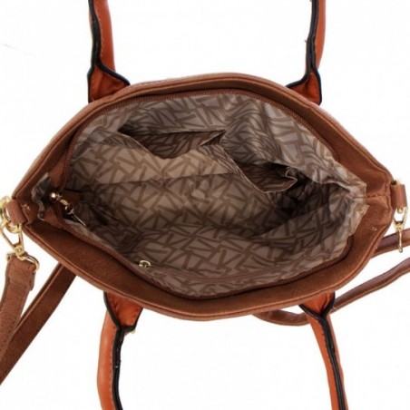 Bolsa Feminina Ombro Baguete Detalhes Vazados