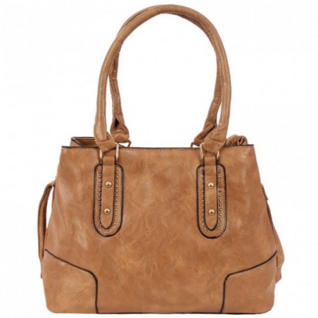 Bolsa Feminina Totem Detalhes Tachas Alto Relevo