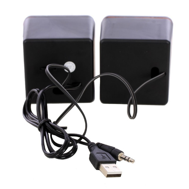 Caixinha Som Portátil Computador 5W P2 x USB