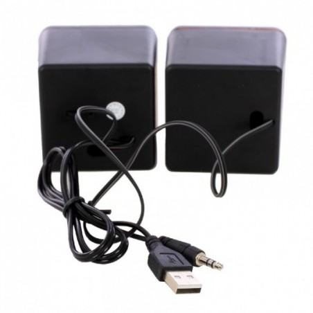 Caixinha Som Portátil Computador 5W P2 x USB