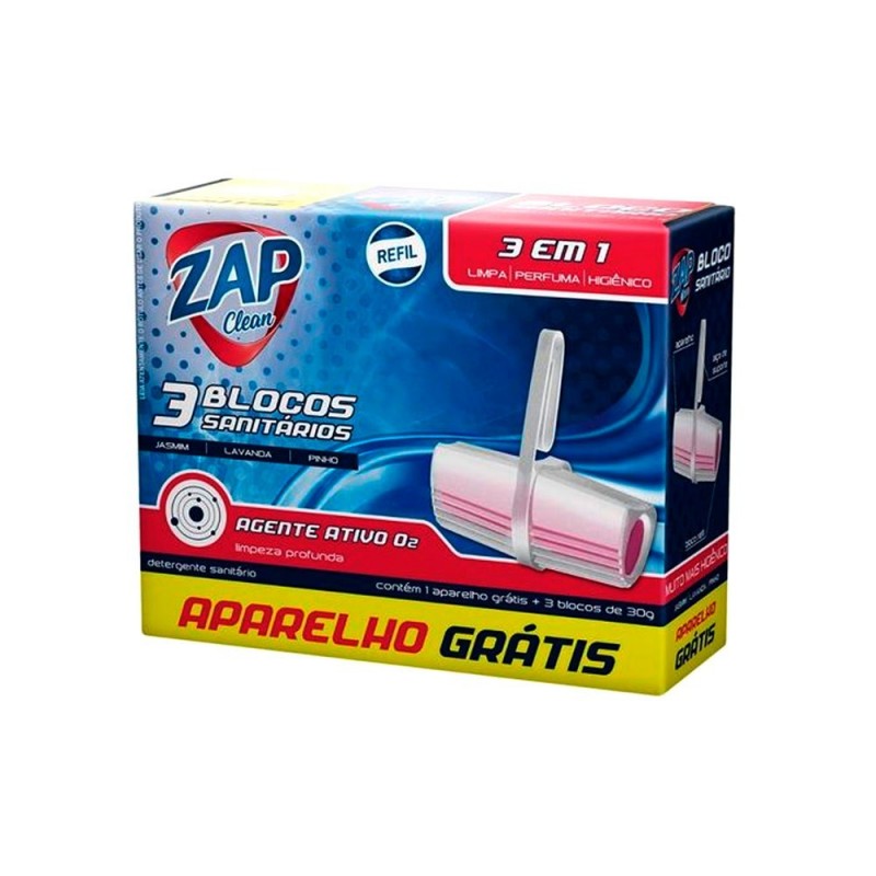 Detergente Sanitário Bloco Aparelho Grátis Zap