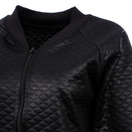 Jaqueta Bomber Feminina Matelassê Com Zíper