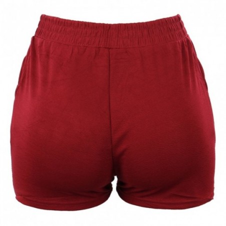 Short Feminino Cores Lisas Bolso Lateral