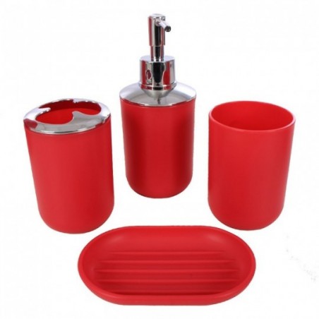 Kit Banheiro Higiene Limpeza Lixeira 6 Peças