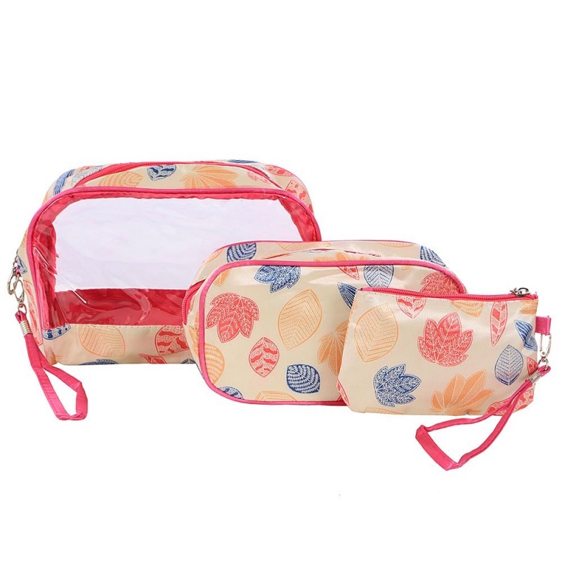 Kit Necessaire Feminina Organizadora 3 Peças 