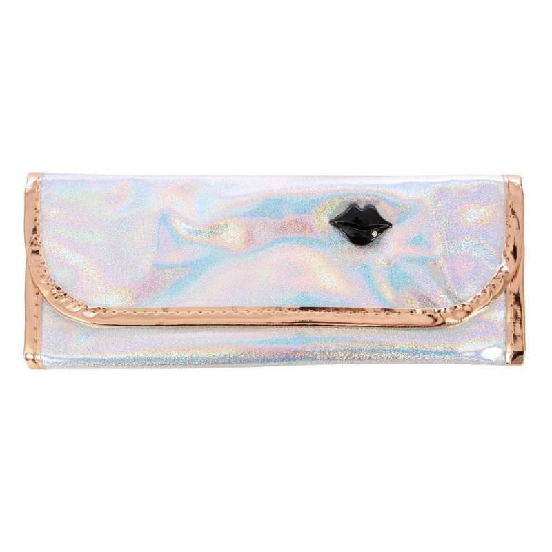 Necessaire Feminina Porta Pincéis Em Verniz