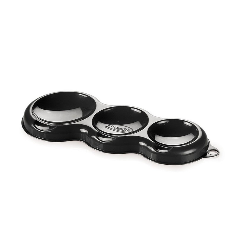 Descanso Para Talher Plástico Preto Plasútil