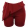 Short Saia Marsala Fitness Fenda Lateral