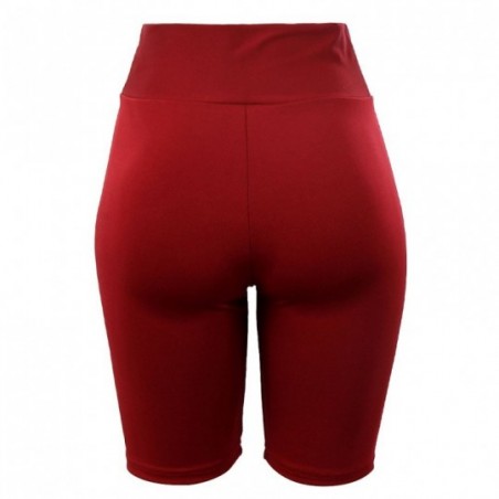 Bermuda Feminina Cintura Alta Marsala