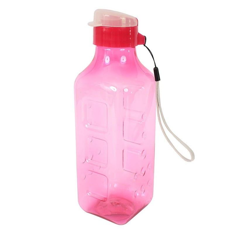 Garrafa Squeeze Pet Com Tampa E Alça 750ml