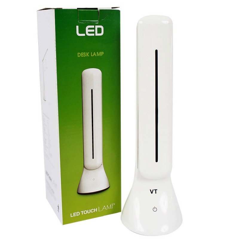 Luminária Mesa Recarregável Touch 18 Leds 3 Níveis Luz