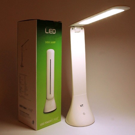 Luminária Mesa Recarregável Touch 18 Leds 3 Níveis Luz
