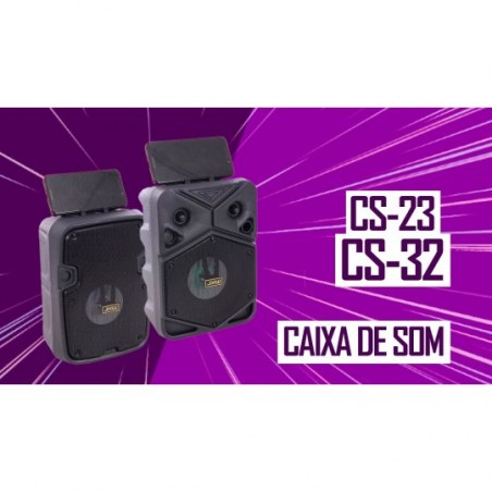Caixa Som Portátil Speaker Bluetooh Suporte Celular 1100mAh