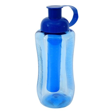 Garrafa Squeeze Esportiva Com Tubo Gelo 600ML