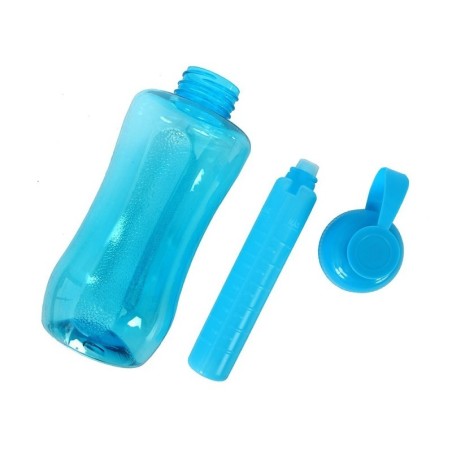 Garrafa Squeeze Esportiva Com Tubo Gelo 600ML