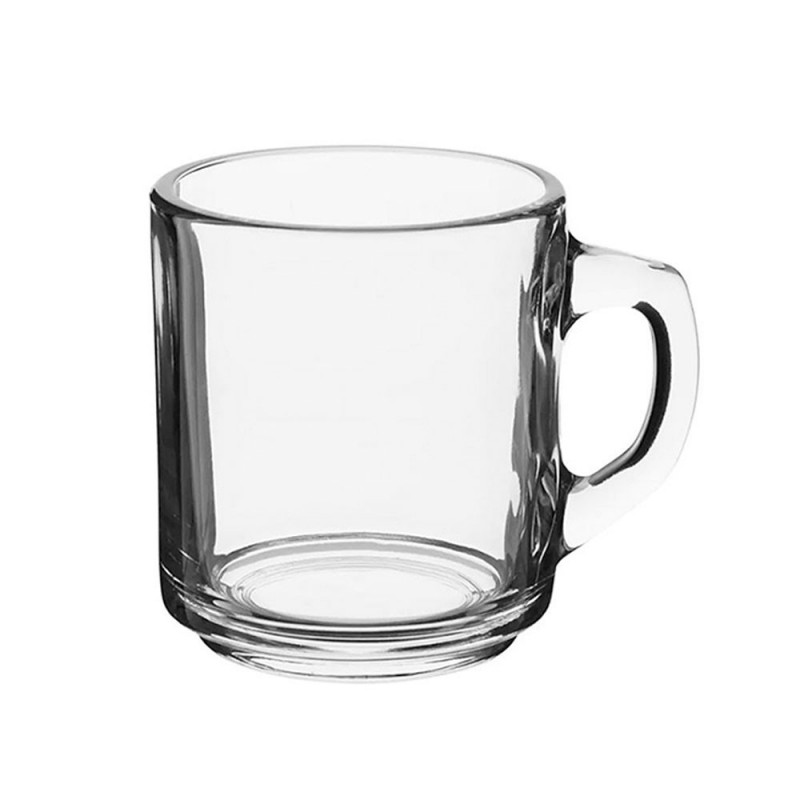 Caneca De Vidro Oriente Lisa 266ML