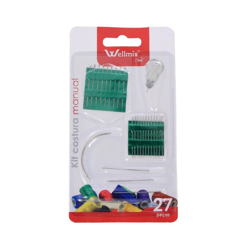 Kit De Costura Com 26 Agulhas E 1 Passador