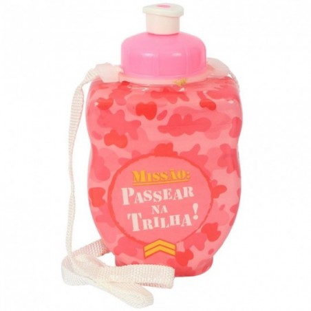 Garrafa Squeeze Infantil Camuflada 420 Ml