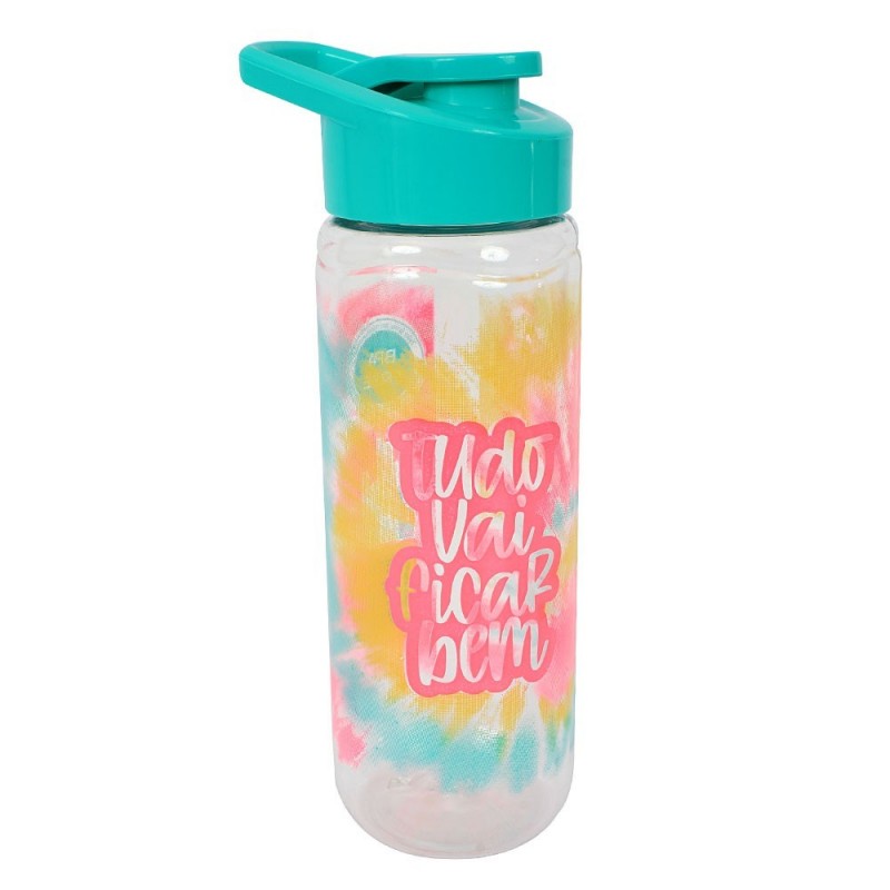 Garrafa Squeeze Tie Dye 720 Ml Plasduran