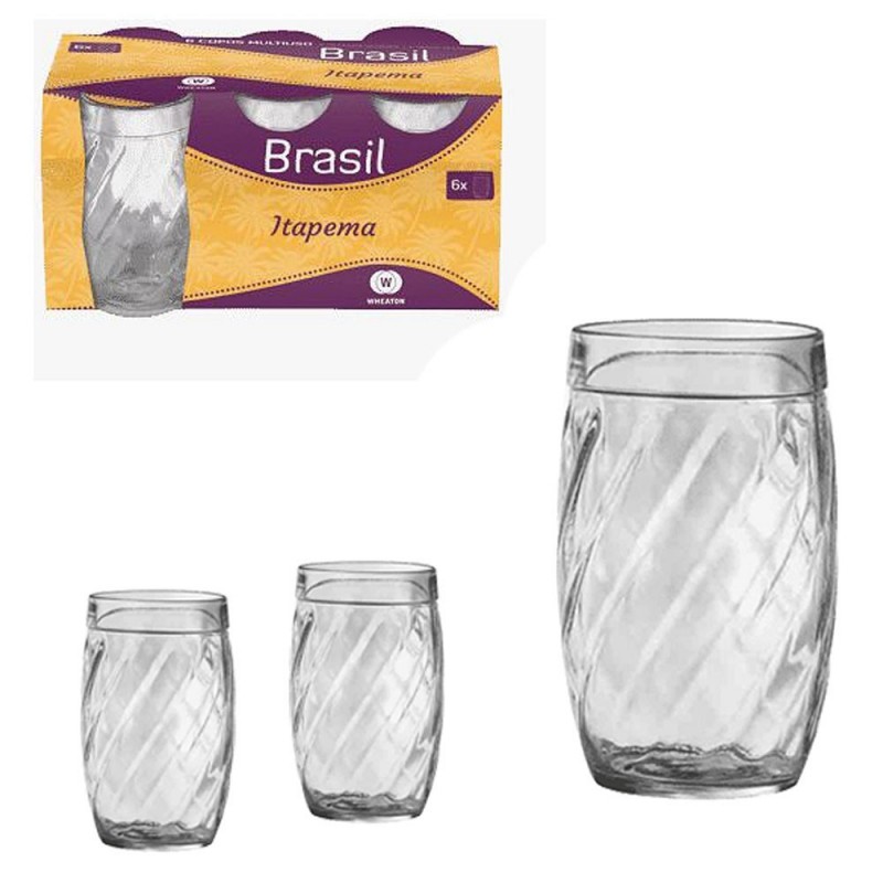 Conjunto De Copos Itapema 6 Peças 330Ml Wheaton