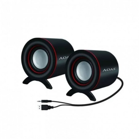 Caixinha Para Computador Dupla 5W P2 / USB