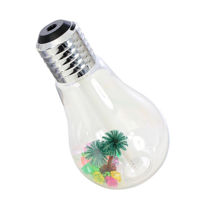 Lâmpada Umidificador E Aromatizador Com Luz
