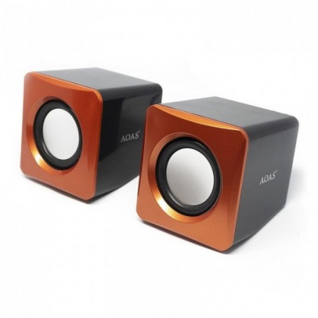 Caixinha Dupla Portátil Computador 2.0 P2 / USB