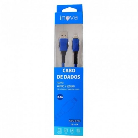 Cabo USB Iphone Emborrachado 1M Inova