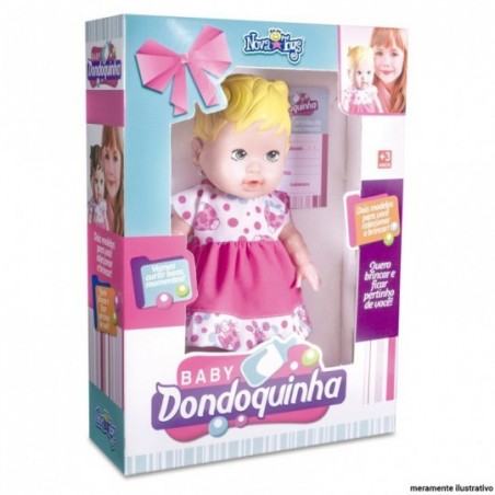 Boneca Infantil Baby Dondoquinha Nova Toys