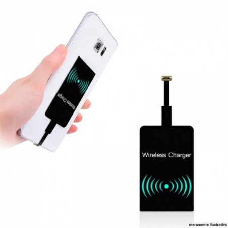 Adaptador Receptor QI Wireless Android V8
