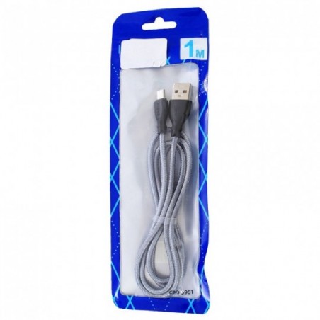 Cabo Micro USB V8 Nylon 1 M Inova Colorido