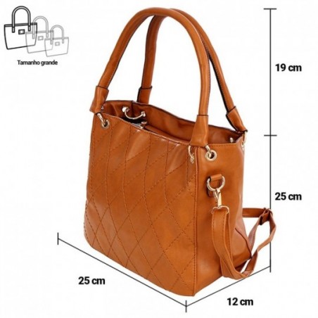 Bolsa Feminina Social Grande Alça Dupla