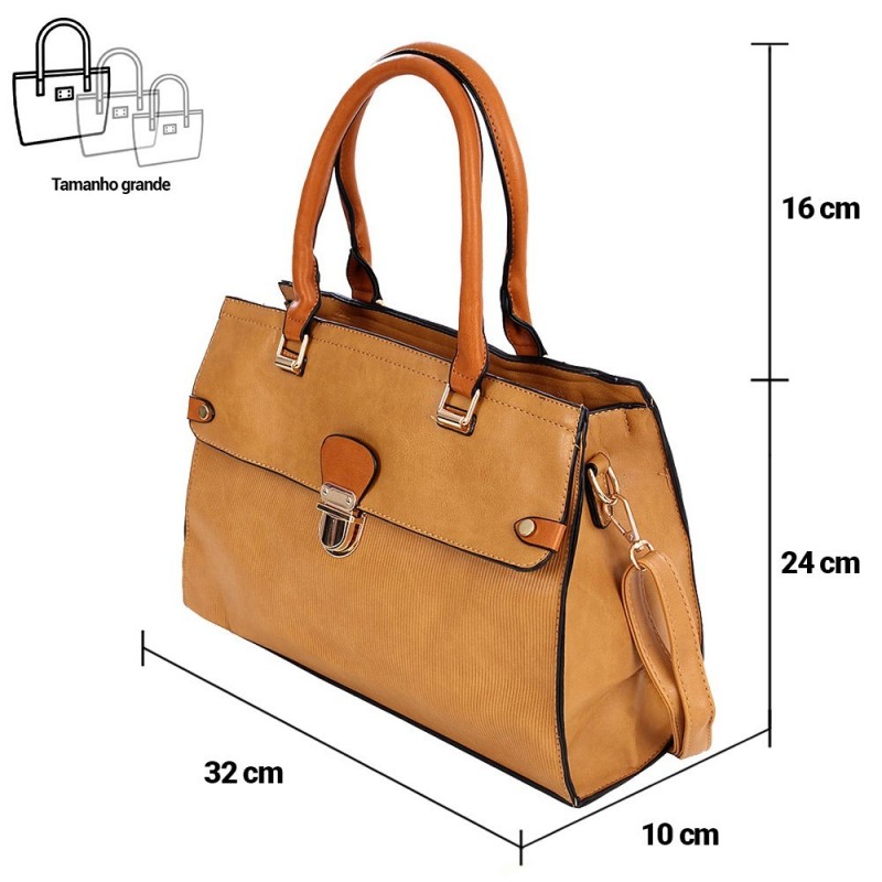 Bolsa Feminina Social Executiva Texturizada