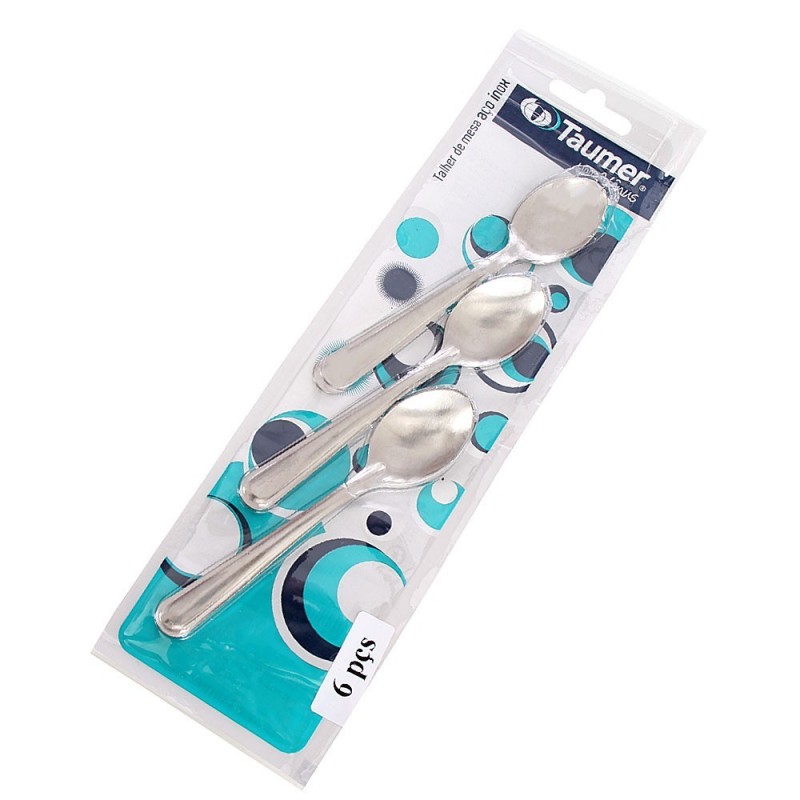 Kit Colher De Café 6 Peças Inox Vênus Taumer