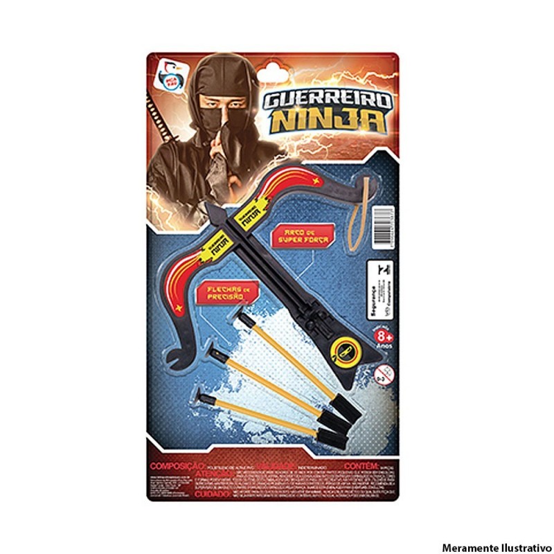 Guerreiro Ninja Com Arco E Flechas Infantil