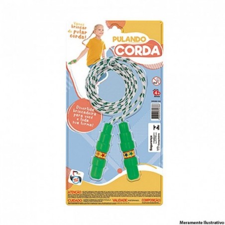 Corda Pular Colorida 2 M  Brinquedo Infantil