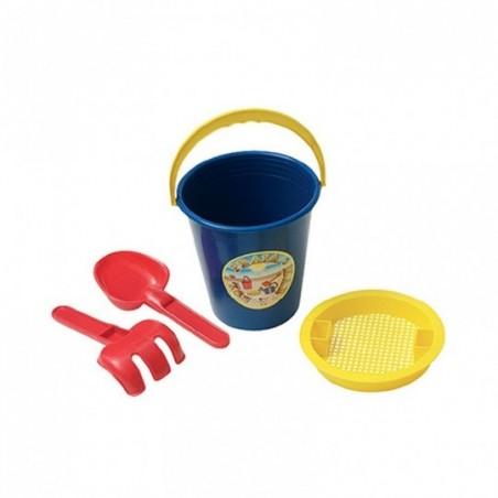 Kit Praia Infantil Com Balde Rastelo E Pazinha