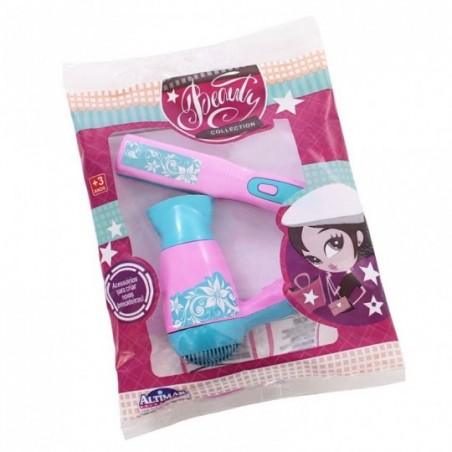 Kit Infantil Secador E Chapinha Rosa Altimar