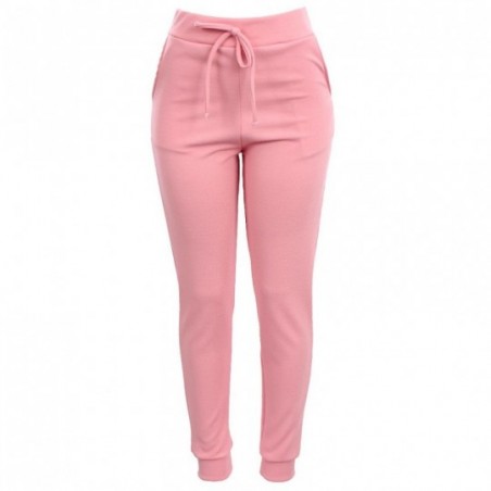 Calça Jogger Feminina De Malha Cores Lisas
