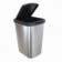 Cesto Lixeira Com Tampa Click Label Inox 9 L