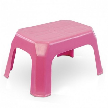 Banqueta Infantil Plástica Meninas Rosa 30 Kg