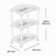 Organizador Vertical Telado Triplo Branco