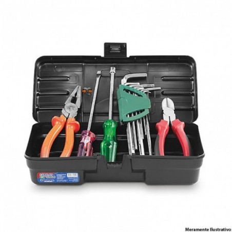 Maleta Combat Multiuso Preta Plástica 12"