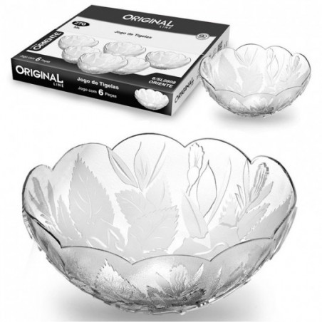 Jogo Tigela Bowl Oriente 6 Peças Florida 270 Ml